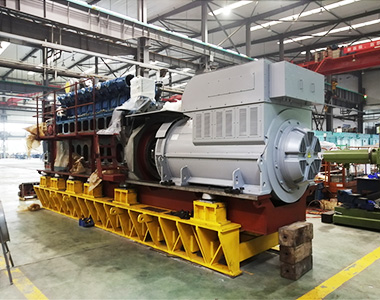 贵州省盘州红达瓦斯电站项目配4台hy3380cc海洋之神6极高压1550KW/10.5KV